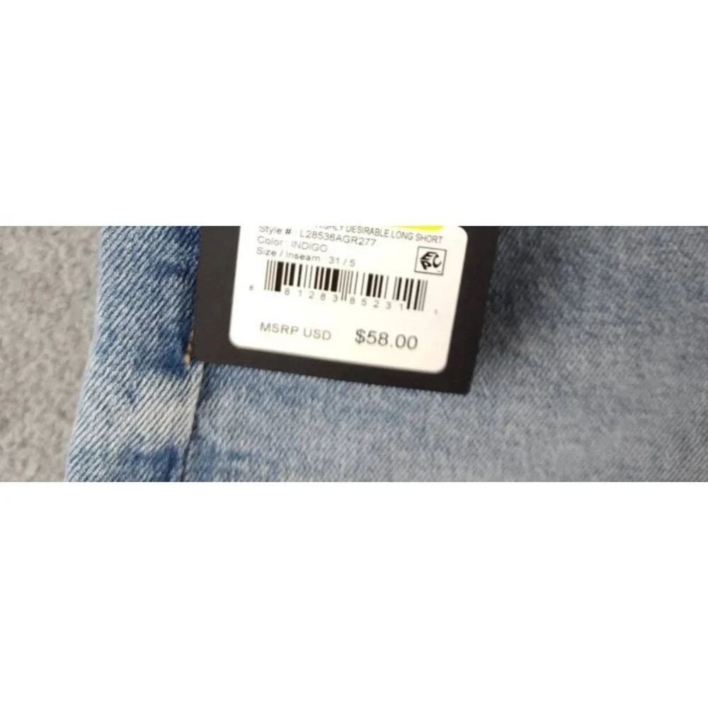 Silver Jeans Co. Highly Desirable High-Rise Shorts Women's W31/L5 Indigo Denim - Picture 7 of 15